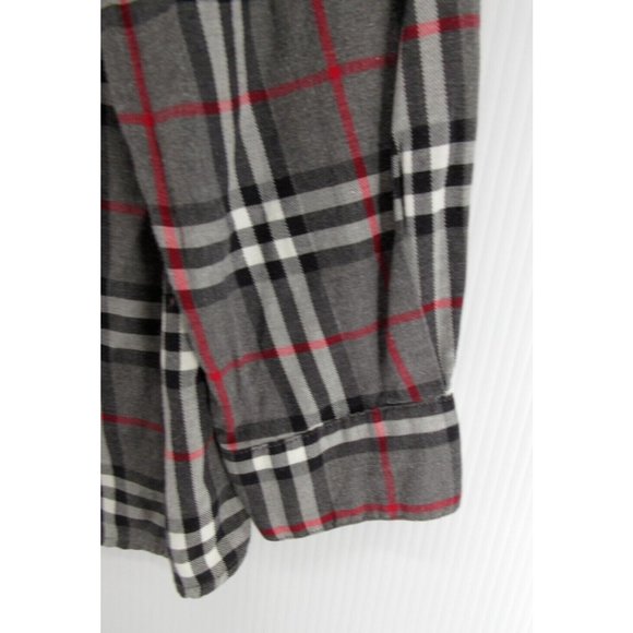 Foxcroft Shirt 8 Button Up Flannel Plaid Preppy Outdoor Collared Y2K - Picture 3 of 10